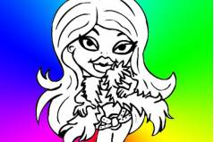 Раскраска Братц 2 - Bratz Coloring 2
